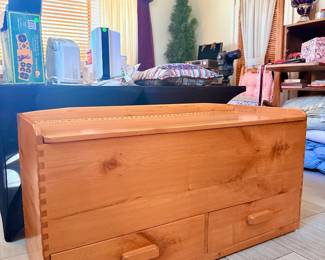 wooden storage box