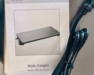 Toastess chauffe plats