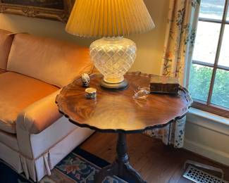 Pie Crust Edge Side Table