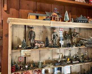 Military soldier, WW II items