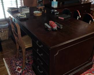 Wooden executive desk