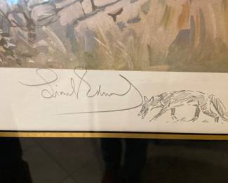 "Hunting Countries" by Lionel Edwards, The Cotswold at Compton Abdale