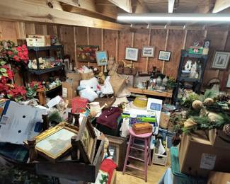 Who knows what we will find in the shed!!