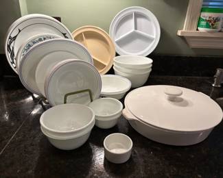 Corning Dishes and Glasses