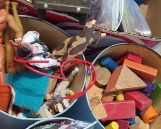 Vintage Toys And Metal Cars Mystery Lot