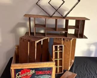 Wooden Crate And Boxes