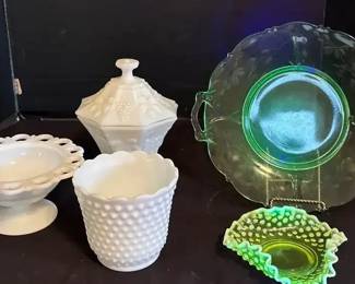 Uranium Glass and Milk Glass