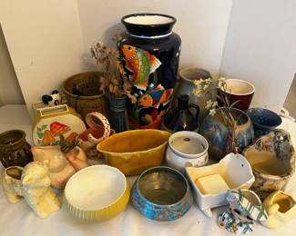 Lot of Ceramic Planters