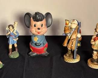 Japan Figurines , Italy Statues, Mouse Bank