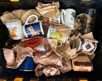 Curated selection of Vintage mugs - all $2-$5 each