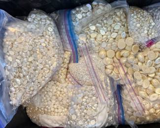 Faux pearl cabochons for jewelry making and crafts