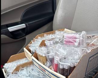 Tons of tubed seed beads, only $2 each - buy in bulk and save $