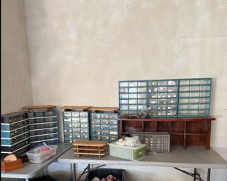 Tons of drawers filled with charms and pendants priced from $1-$2 each - buy in bulk and save $