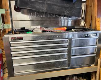 Tool box with tools