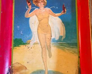 Original Antique Coca Cola Tray