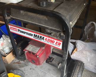 coleman powermate maxa 4200 Er generator