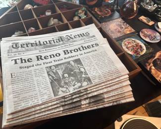 reprint newspapers old west