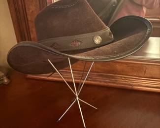 leather hat