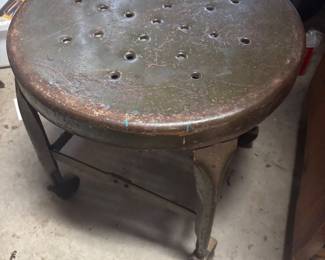 Vintage Toledo stool