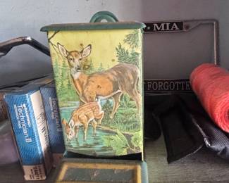 vintage wall mount match holder