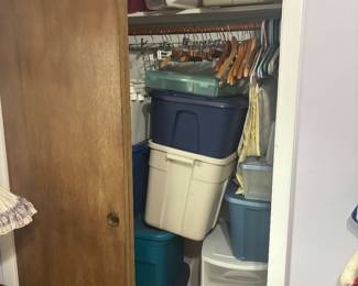 lots of storage bins for sale
