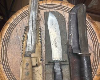 antique military knives