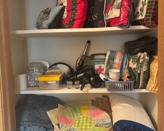 linens and bathroom accessories