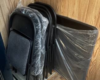 like new card table set two available