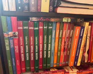 tons and tons of nice cookbooks