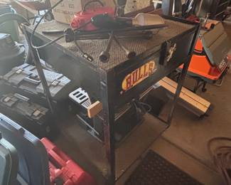 Metal tool cart
