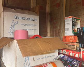 shrink wrap style stretch tape 3 boxes full
