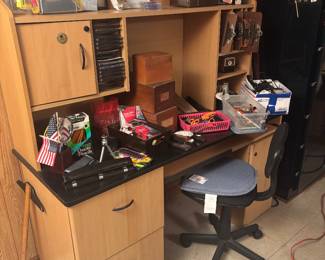 office supplies desk and chair