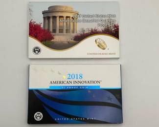 2017 US Mint America the Beautiful Quarters Proof Set and 2018 US Mint American Innovation $1 Proof Coin