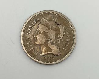 1868 3-Cent Nickel
