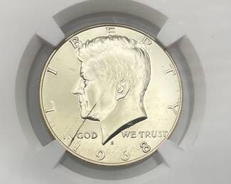 1968-S Kennedy Half Dollar, NGC PF 66