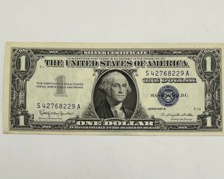 1957 B Uncirculated Silver Certificate