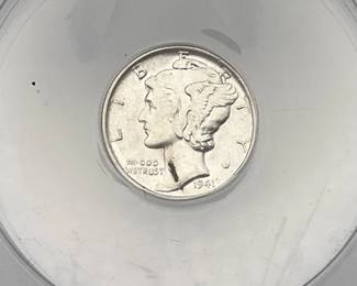 1941 Mercury Dime