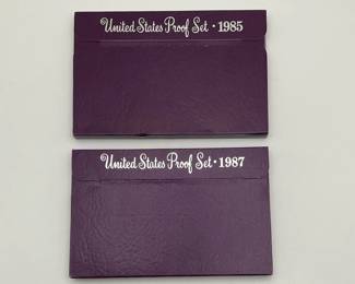 1985 and 1987 United States Proof Sets