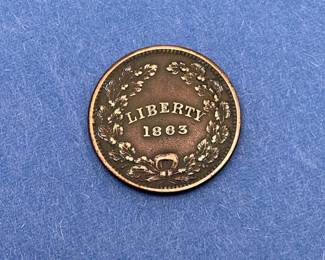 1863 Civil War Token