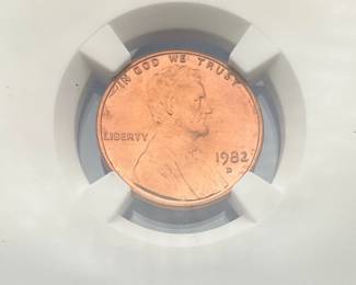 1982-D Lincoln Penny Large Date