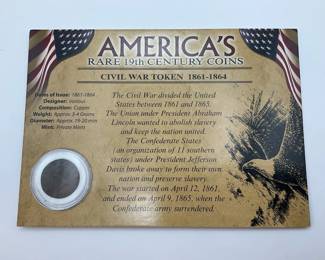 1863 Civil War Merchant Token