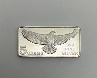 5 Gram Silver Bar