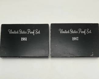 1981 & 1982 United States Proof Sets