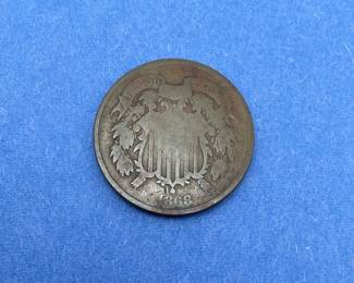 1868 US 2 Cent Piece