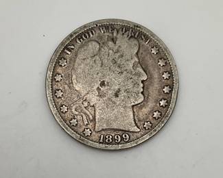 1899 Barber Half Dollar