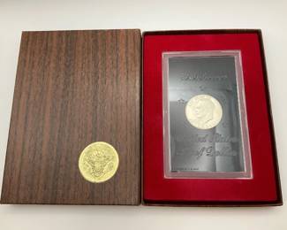 1971-S Proof "Brown Ike" Eisenhower Silver Dollar