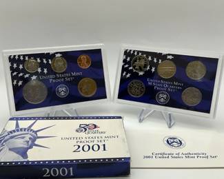 2001 US Mint Proof Set