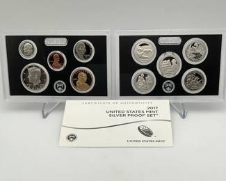 2017 US Mint Silver Proof Set