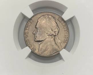 1956 Jefferson Nickel, NGC MS 66
