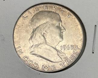 1963 Franklin Half Dollar